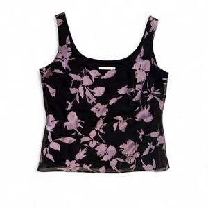 vtg 90s y2k whimsygoth fairy boho goth floral going out top